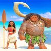 Moana Vaiana Paint by number