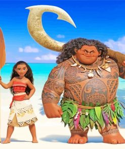 Moana Vaiana Paint by number