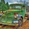 Old Gmc Truck paint by number