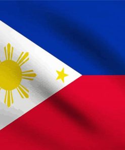 Philippine Flag paint by number