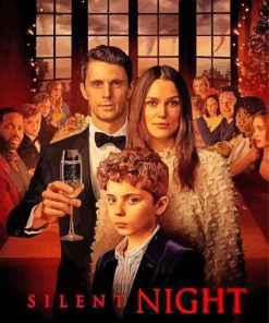 Silent Night Poster paint by number