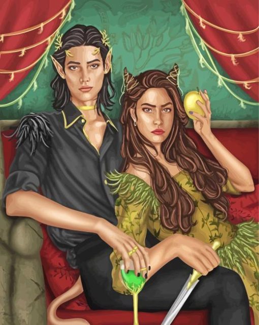 The Cruel Prince Jude And Cardan Art Paint by number