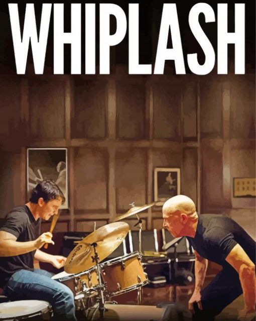 Whiplash Poster paint by number