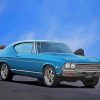 68 Chevelle Art paint by number