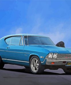 68 Chevelle Art paint by number