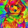 Abstract Toy Poodle Paint by number