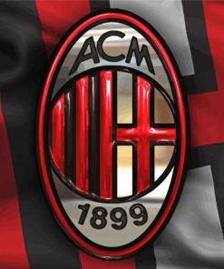 Ac Milan Football Club Logo paint by number