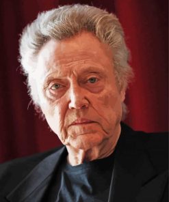 Actor Christopher Walken Paint by number