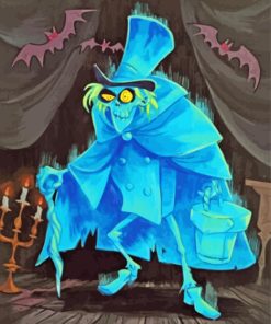 Aesthetic Disney Haunted Mansion Ghost paint by number