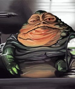 Aesthetic Jabba The Hutt Illustration paint by number