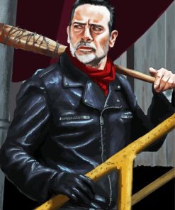 Aesthetic Negan Deviantart paint by number