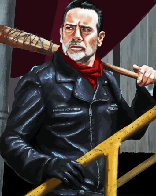 Aesthetic Negan Deviantart paint by number