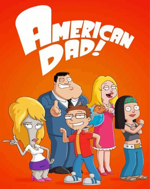 American Dad paint by number