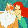 Ariel With Her Father paint by number