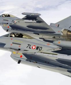 Austria Eurofighters Jets paint by numbers