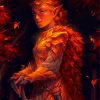 Autumn Queen Elf Art paint by number