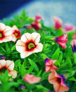 Beautiful Small Flowers Art Paint by number