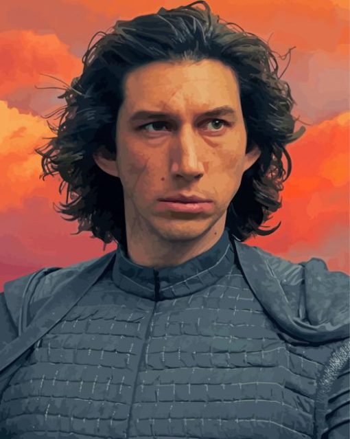 Ben Solo Star Wars paint by number