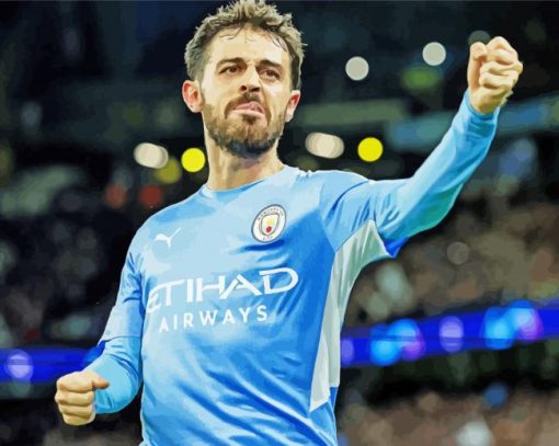 Bernardo Silva paint by number