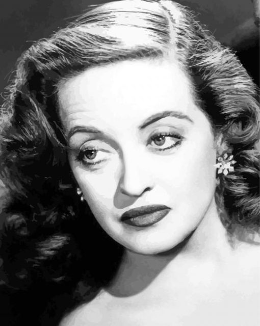 Bette Davis In All About Eve paint by number