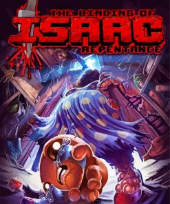 Binding Of Isaac Video Game paint by number