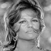 Black And White Claudia Cardinale Paint by number