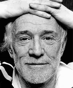 Black And White Richard Harris paint by number