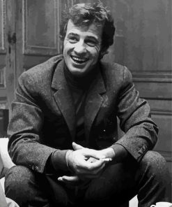 Black And White Jean Paul Belmondo paint by number