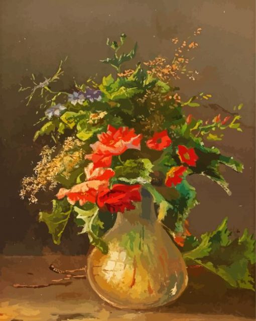 Blumenstilleben Jean Baptiste Robie paint by number