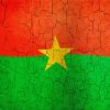 Burkina Faso Flag paint by number