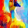 Colorful Abstract Duck paint by number