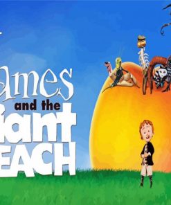 Disney James And The Giant Peach Paint by number