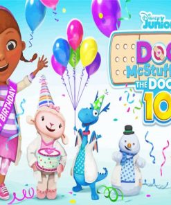 Doc McStuffins Cartoon Poster Paint by number