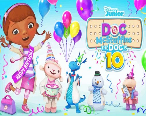 Doc McStuffins Cartoon Poster Paint by number