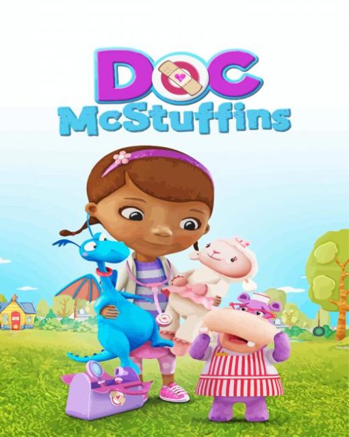 Doc McStuffins Disney Junior paint by number