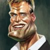 Dolph Lundgren Caricature paint by number