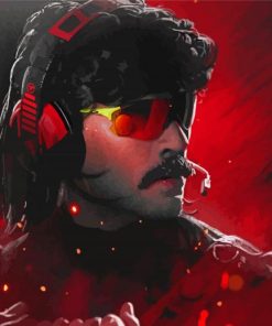 Dr Disrespect Paint by number