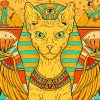 Egyptian Cat paint by number