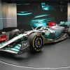 F1 Mercedes Racing Car paint by number