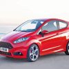 Fiesta ST Car Beach paint by number