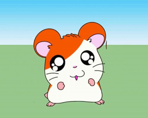 Hamtaro Anime paint by number