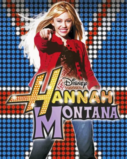 Hannah Montana Poster paint by number