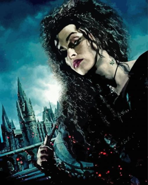 Harry Potter Bellatrix paint by number