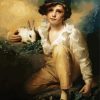 Henry Raeburn Boy And Rabbit paint by number