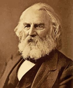 Henry Wadsworth Longfellow paint by number