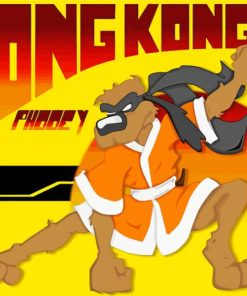 Hong Kong Phooey Poster paint by number