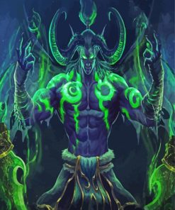 Illidan Stormrage Art paint by number