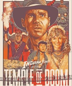 Indiana Jones And The Temple Of Doom Paint by number