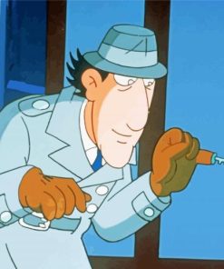 Inspector Gadget paint by number