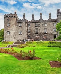 Ireland Kilkenny Castle paint by number